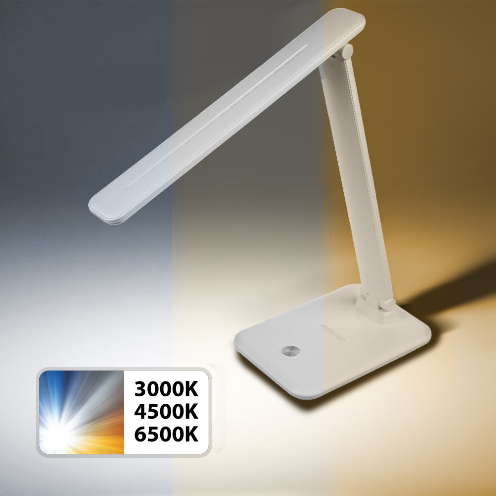 LED настолна лампа Maclean, макс. 9 W, 220-240 V AC, с възможност за промяна на цвета, с регулиране на яркостта, 450 lm, MCE614 W