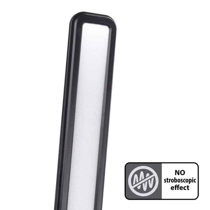 LED настолна лампа Maclean, макс. 9 W, 220–240 V AC, с възможност за промяна на цвета, с регулиране на яркостта, безжично зарядно устройство, 450 lm, MCE616 B