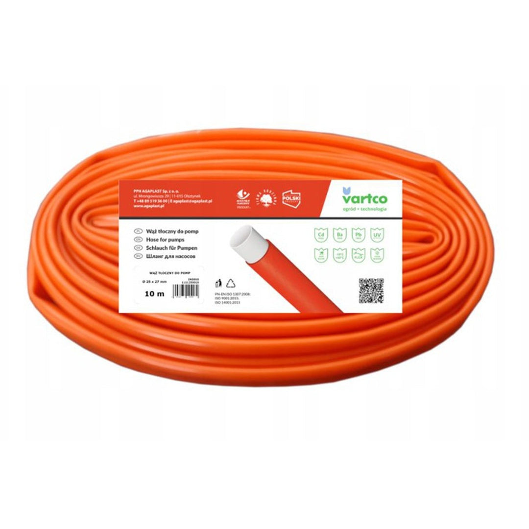 Напорна маркуча за помпи Vartco, 1" (25 mm), 10 m, 2-слойна