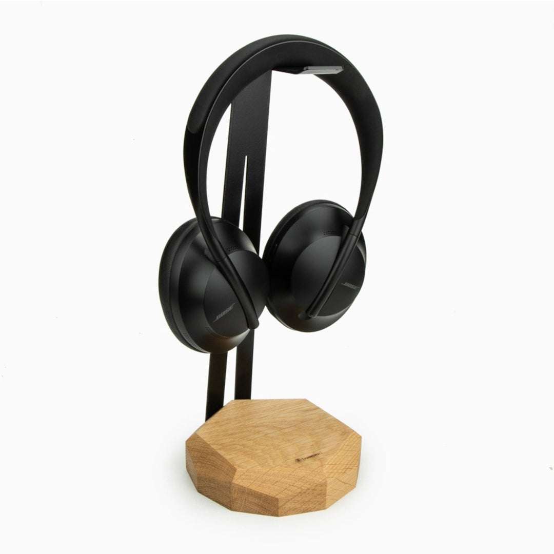 Suport din lemn pentru casti Bewood, BWD07183, stejar