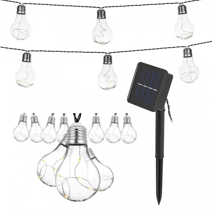 TRACER 50 LED СОЛАРНА ГРАДИНСКА ГИРЛЯНДА 10 ЛАМПИ TRAOSW46829