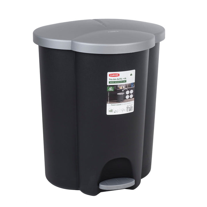 Curver Trio 40L V2 кош за сортиране на отпадъци