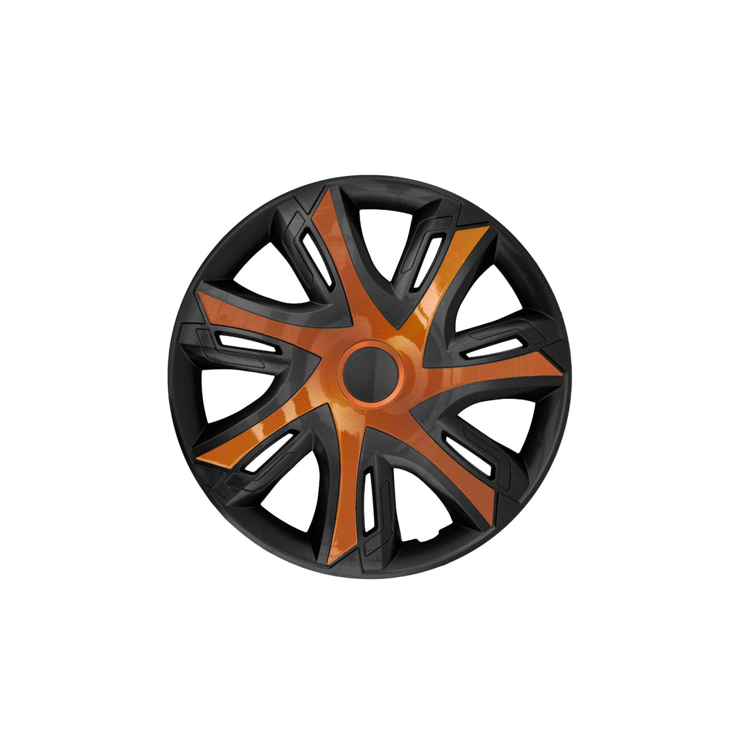 15" NRM N-Power двуцветни капаци за джанти, медни/черни, 4 броя.