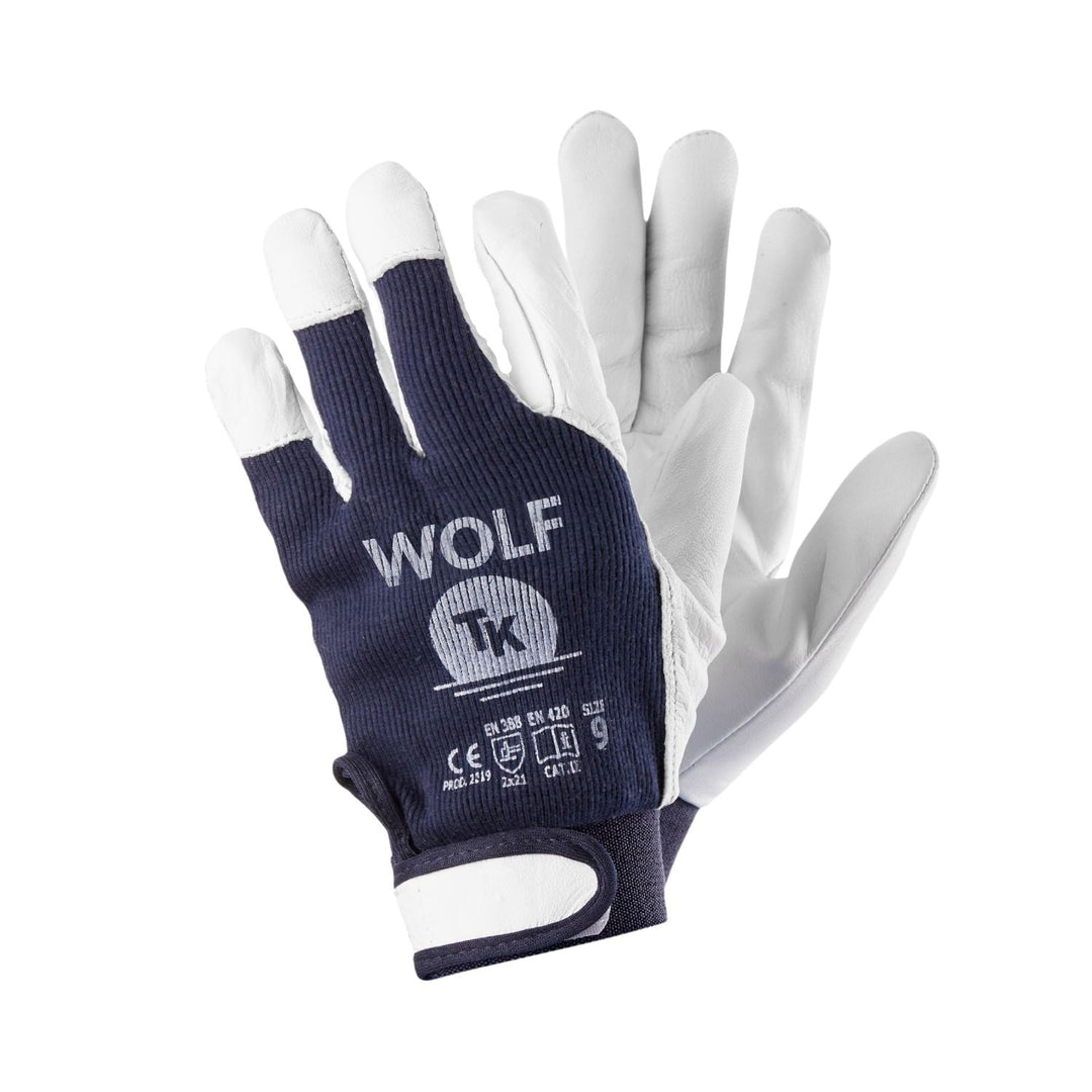 Set de 12 perechi de manusi de asamblare, Wolf, marimea XL