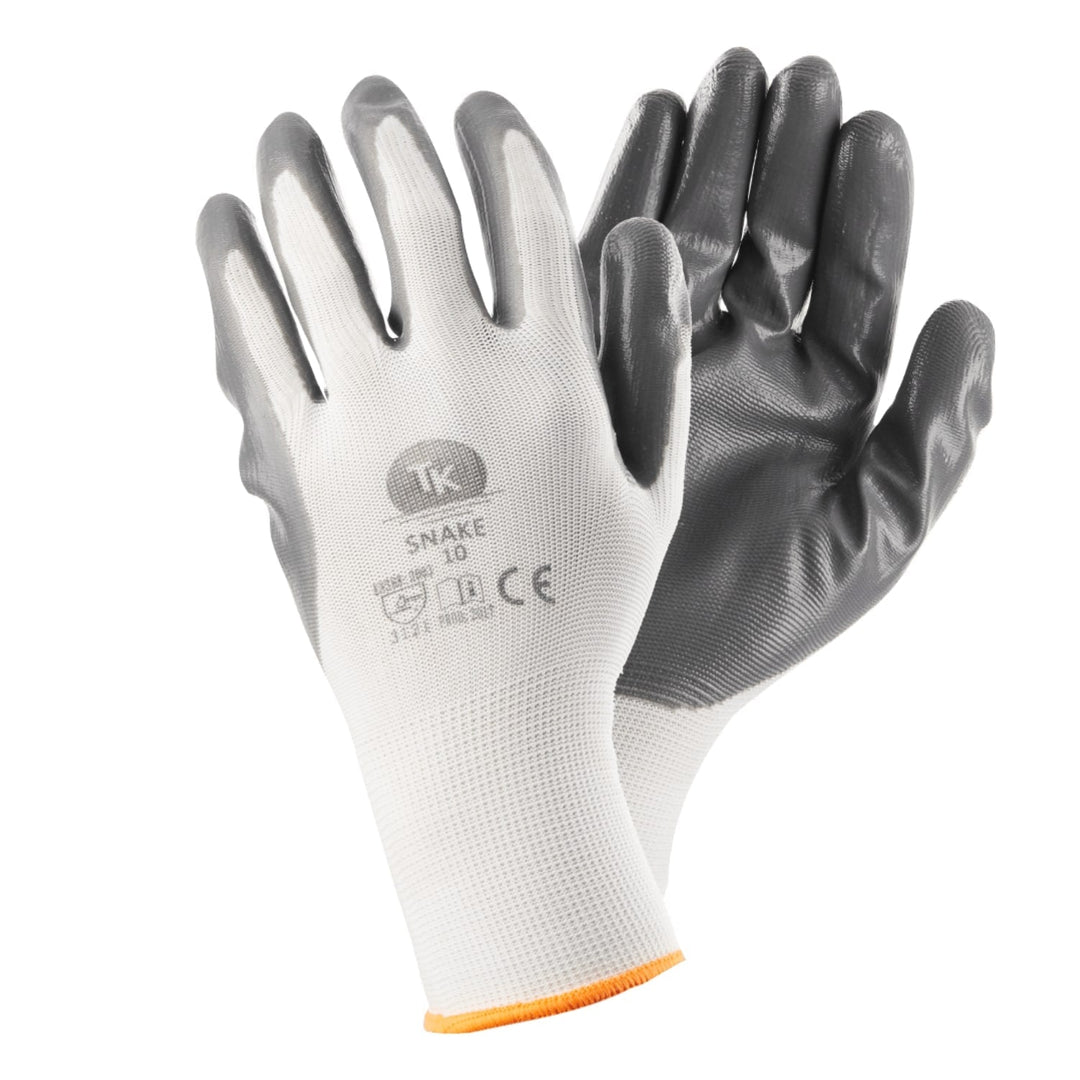 Set de 12 perechi de manusi de protectie din nitril, marimea M