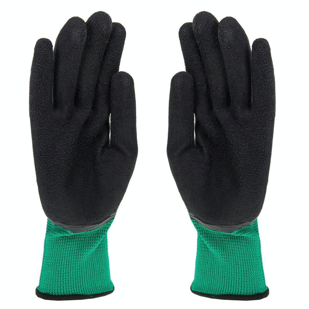 Set de 12 perechi de manusi de protectie din PVC, marimea S
