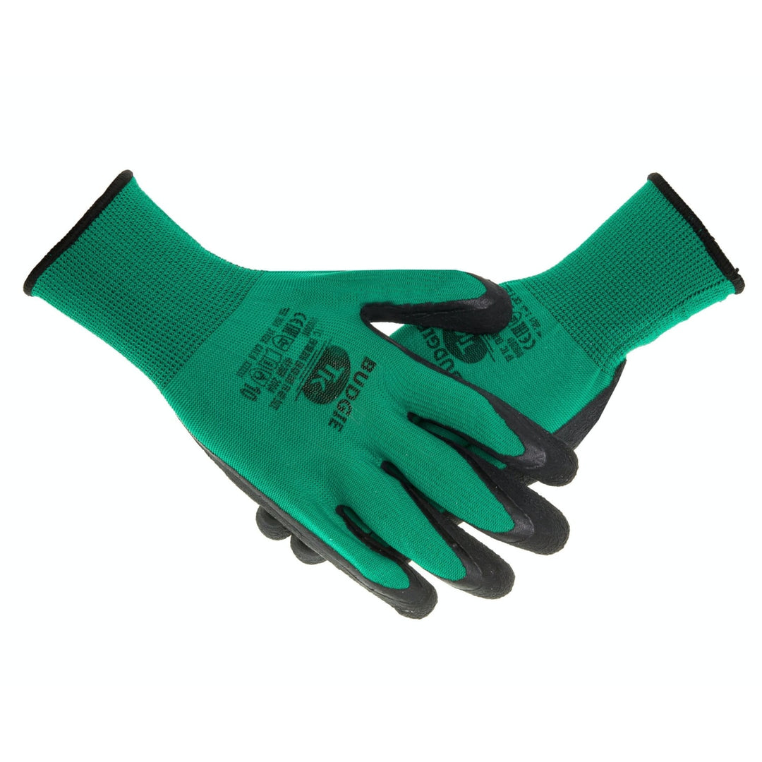 Set de 12 perechi de manusi de protectie din PVC, marimea S