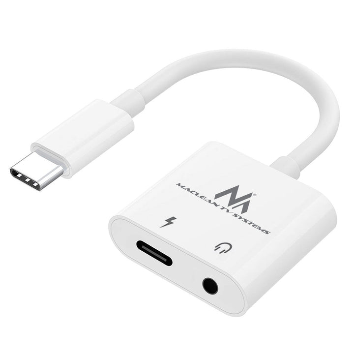 USB Type-C към 3,5 мм мини жак адаптер с Power Delivery (PD) 30 W DAC AC1279 Maclean, MCTV-848