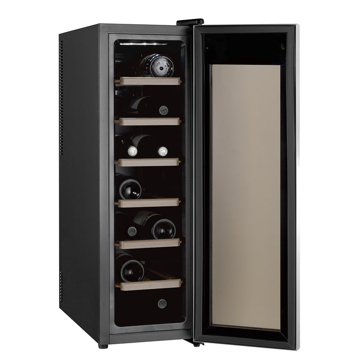 Racitor de vinuri Concept, VTE7014, clasa energetica G, 14 sticle, negru