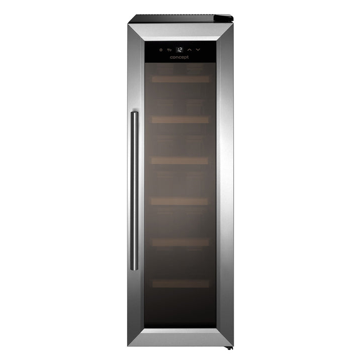 Racitor de vinuri Concept, VTE7014, clasa energetica G, 14 sticle, negru