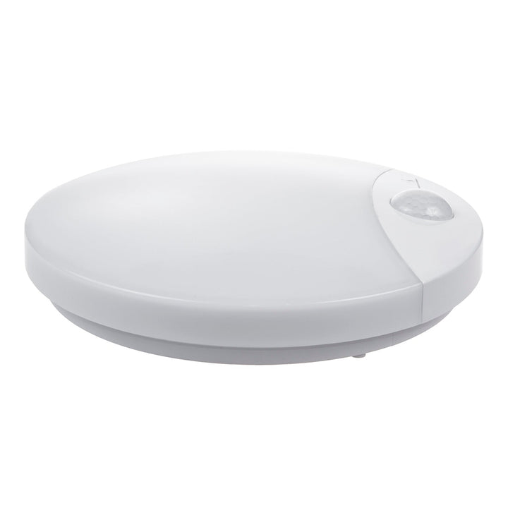 LED лампа Maclean с датчик за движение, инфрачервена, бяла, 10 W, IP44, естествен бял цвят (4000 K), 900 lm, MCE357 W