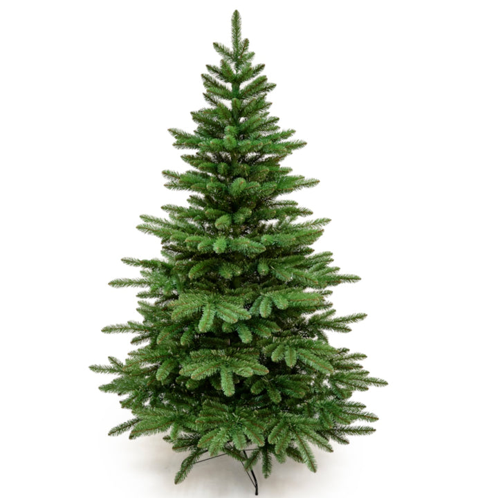 Brad spaniol artificial, PVC, cu suport metalic, 220 cm, verde