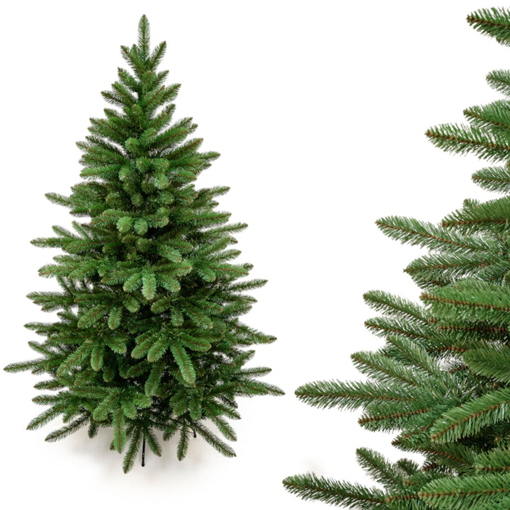 Brad spaniol artificial, PVC, cu suport metalic, 190 cm, verde