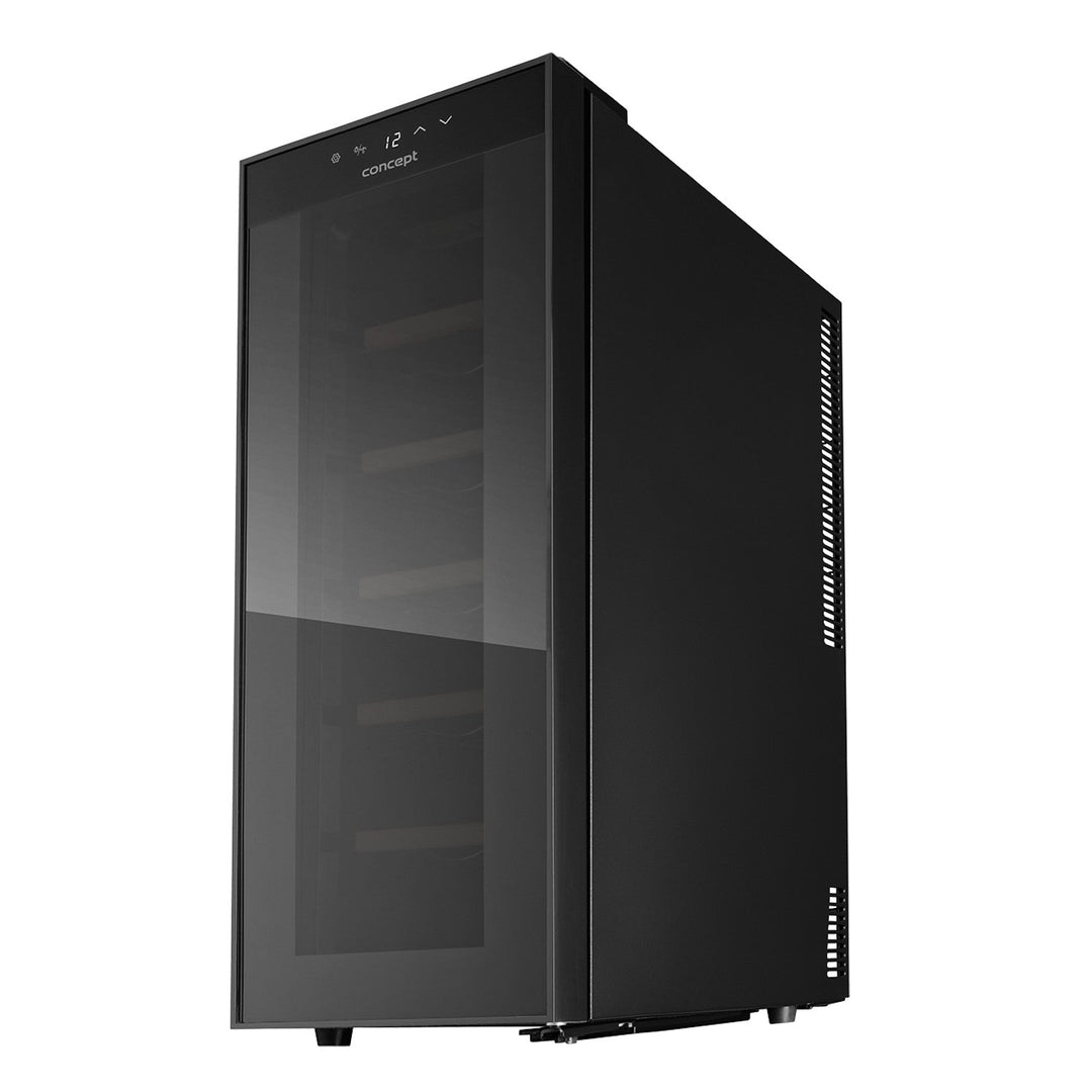 Racitor de vinuri Concept, VTE3012, 12 sticle, negru, 38L