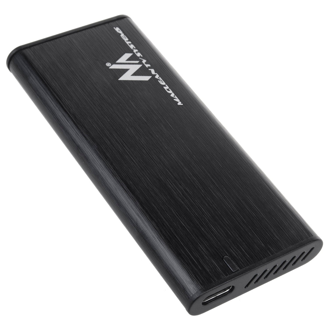 Корпус за диск Maclean, SSD M.2, NVMe (PCIe), NGFF (SATA), USB 3.1, размери 2230/2240/2260/2280, алуминиев корпус, MCE443