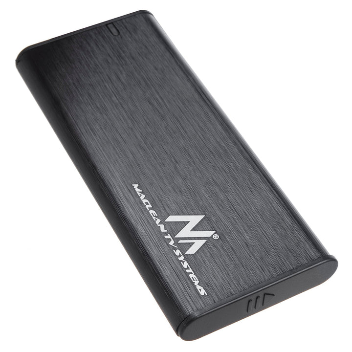 Корпус за диск Maclean, SSD M.2, NVMe (PCIe), NGFF (SATA), USB 3.1, размери 2230/2240/2260/2280, алуминиев корпус, MCE443