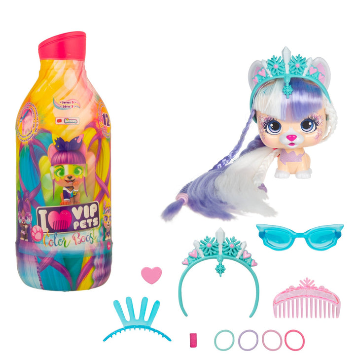 Păpușă Vip Pets Color Boost S3 mix cu accesorii - trimisă aleatoriu
