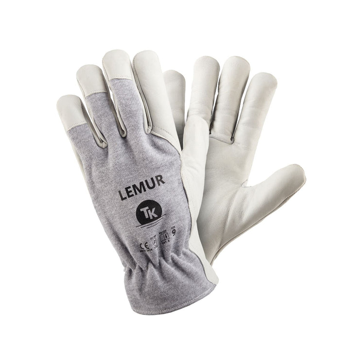 Set de 3 perechi de manusi de protectie din piele fina de capra, marime M