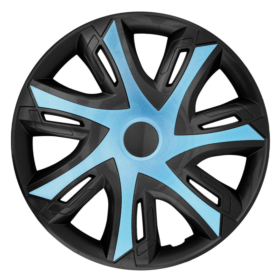 16" NRM N-Power капаци за колела, двуцветни лазурно/черни, 4 броя.
