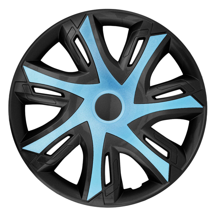 16" NRM N-Power капаци за колела, двуцветни лазурно/черни, 4 броя.