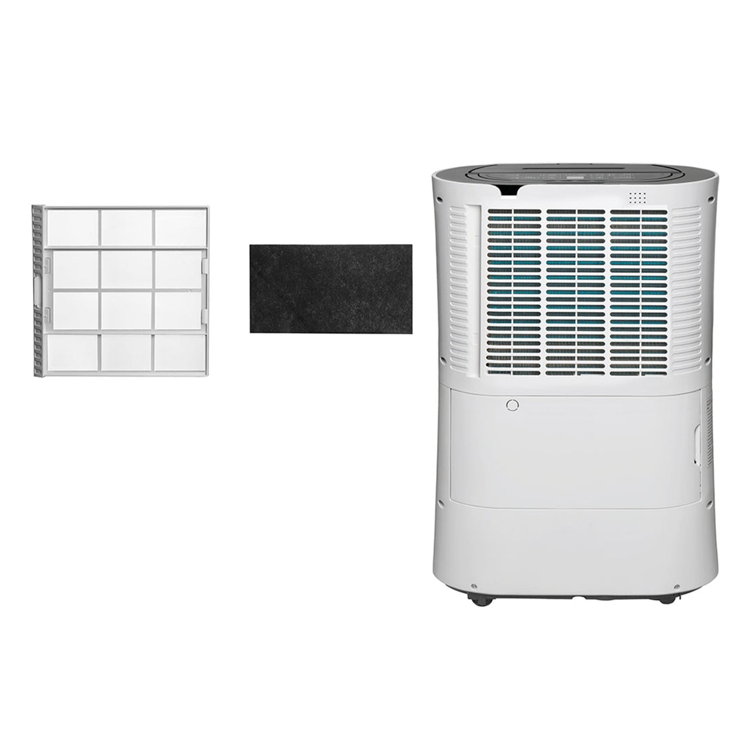 Dezumidificator si purificator Concept, OV2016, ionizare, 16l/24h, display digital, control tactil, alb