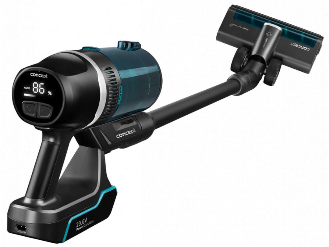Concept VP6130 Ръчен безжичен прахосмукач ICONIC Animal Smart Flex 29,6 V Ръчен прахосмукач.