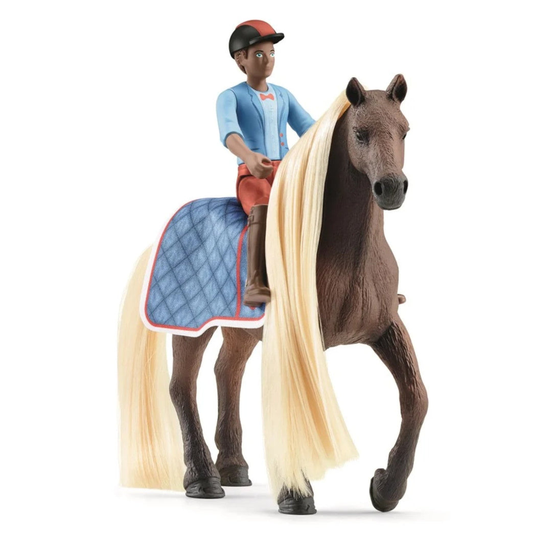 Schleich Horse Club Лео и Роки Стартов комплект 42586