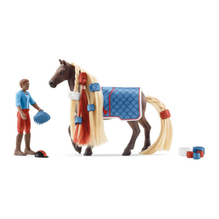 Schleich Horse Club Лео и Роки Стартов комплект 42586