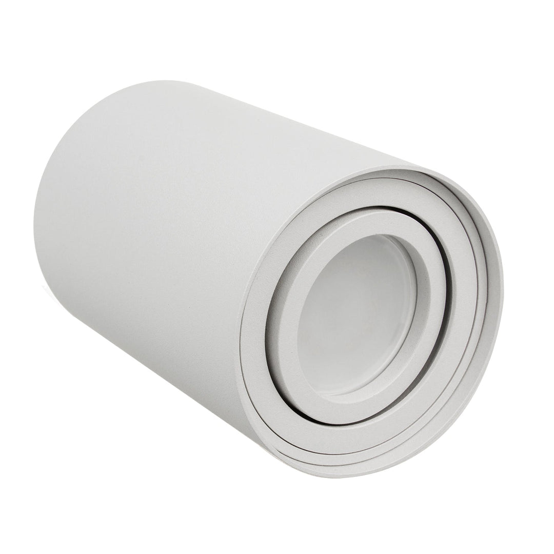 3x Maclean кръгла таванска лампа, бяла MCE422 + 3x GU10 5W 4000K LED крушка
