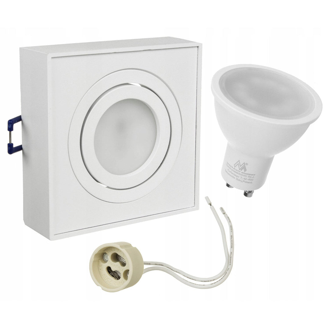 MCE464 W 7W вграден осветителен уред + GU10 LED