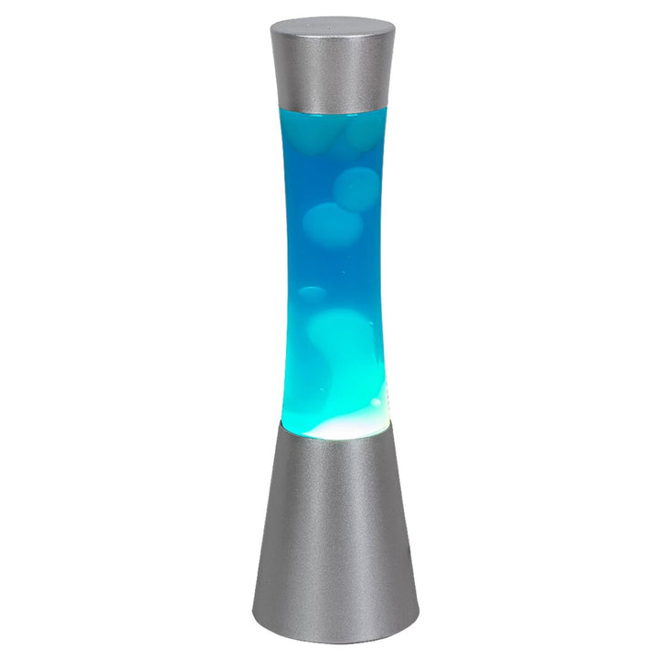 Minka, лампа Lavalamp Gy6.35 20W, 39,5 cm сребристо-синя - декоративна лампа