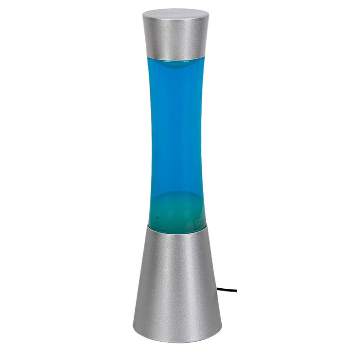 Minka, лампа Lavalamp Gy6.35 20W, 39,5 cm сребристо-синя - декоративна лампа