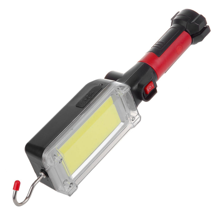 Магнитна работилница лампа Maclean COB, 2x1200mAh, 700lm, USB Type-C/Micro USB, MCE307