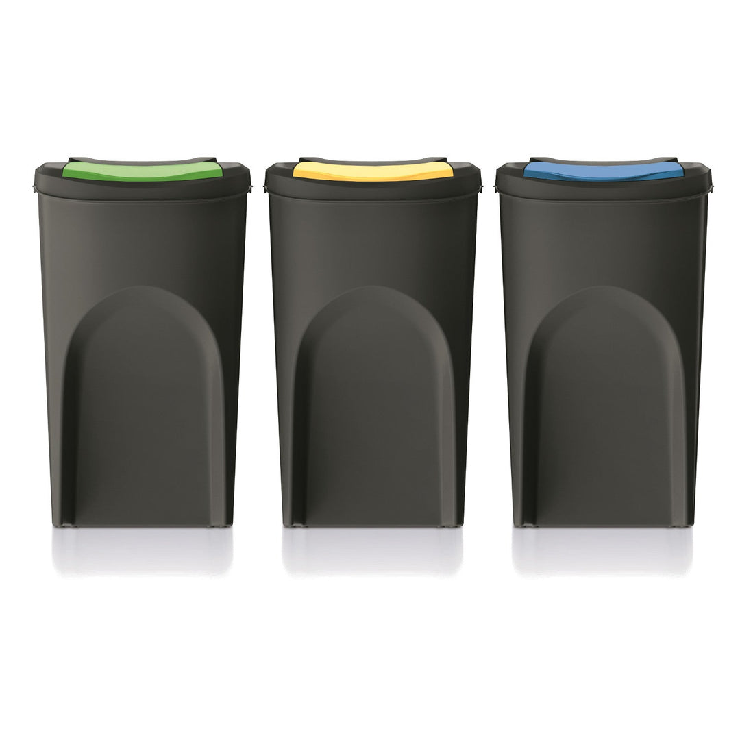 Keden SORTI BOX 3x35l кош за отпадъци - черен за рециклиране
