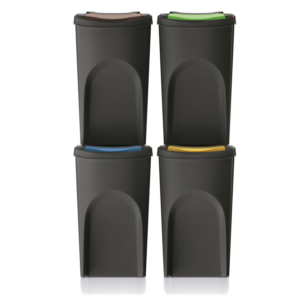 Keden SORTI BOX 4x35l кош за отпадъци - черен за рециклиране