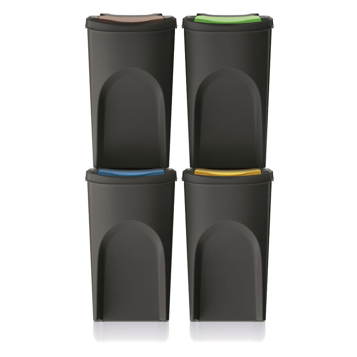 Keden SORTI BOX 4x35l кош за отпадъци - черен за рециклиране