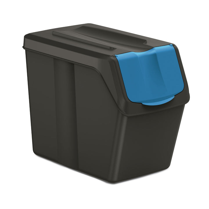 Set 5 cosuri pentru colectare selectiva Prosperplast, Sortibox, 39.5 x 23 x 33 cm, 20 L