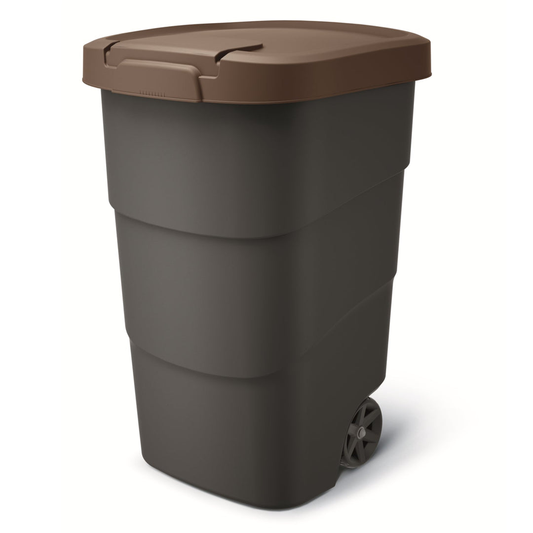 WHEELER 95 L кош за сортиране на отпадъци - кафяв