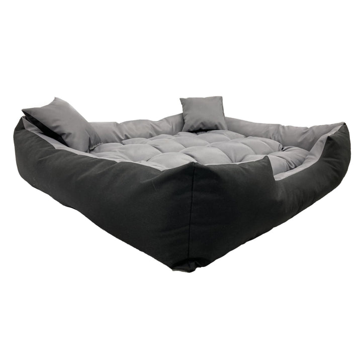 Легло за кучета и котки ECCO, 130 x 105 cm, ECCO130/105SZ, сиво и черно