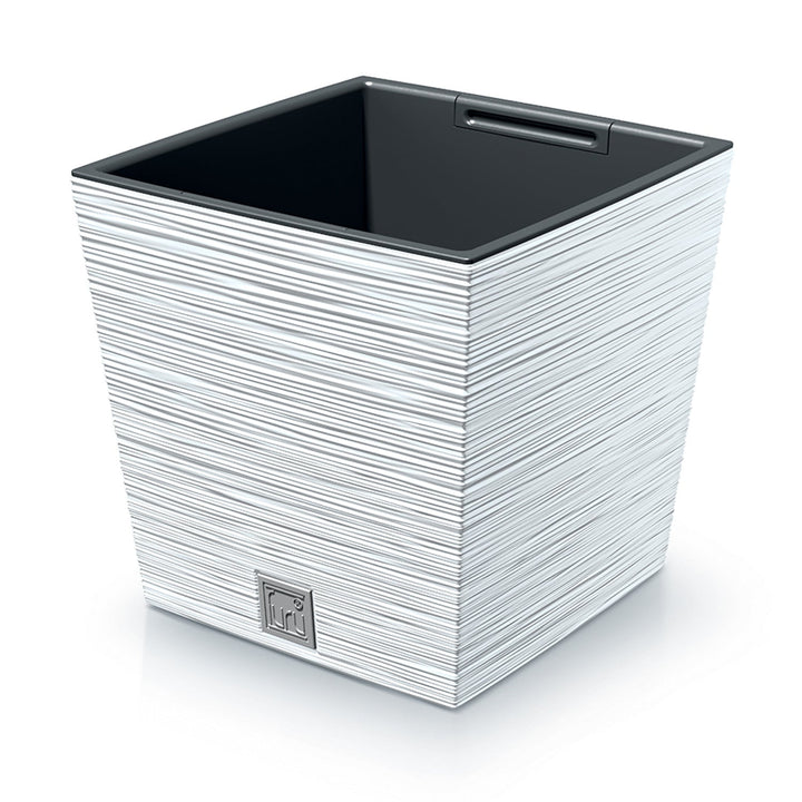 Просперпласт Furu Square Low DFS300-S449 саксия с вложка – бяла