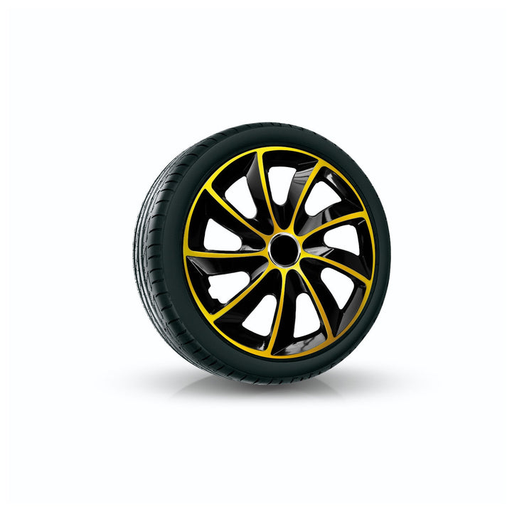 13" NRM EXTRA STIG GOLD BLACK златисто-черни капаци за джанти, 4 бр.