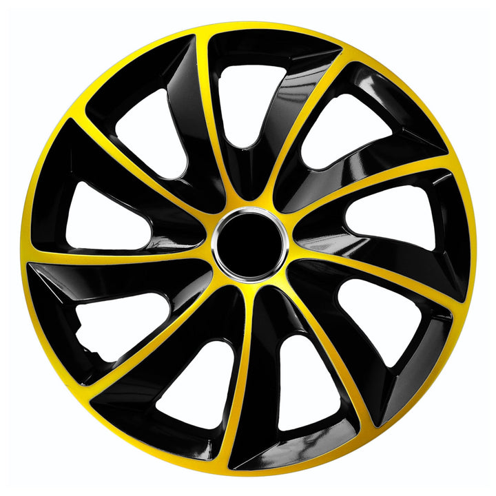 14" NRM EXTRA STIG GOLD BLACK златисто-черни капаци за джанти, 4 бр.