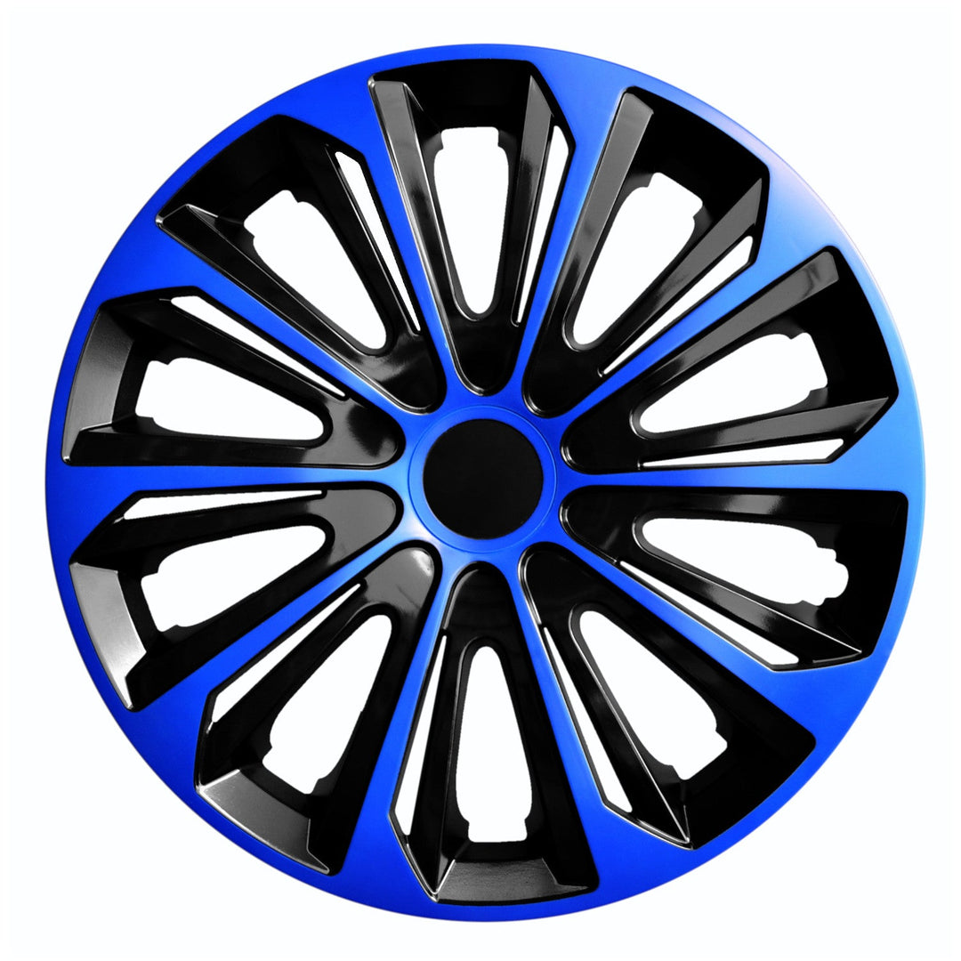 16" NRM STRONG DUO BLUE BLACK сини и черни капаци за джанти, 4 бр.