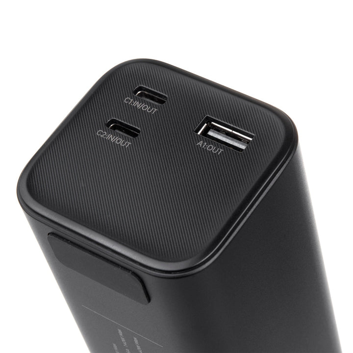 Мобилна батерия Power Bank Maclean, 24600mAh, Power Delivery (PD) 140W, бързо/супер зареждане, 88,56Wh, 2x Typ-C, USB, MCE335