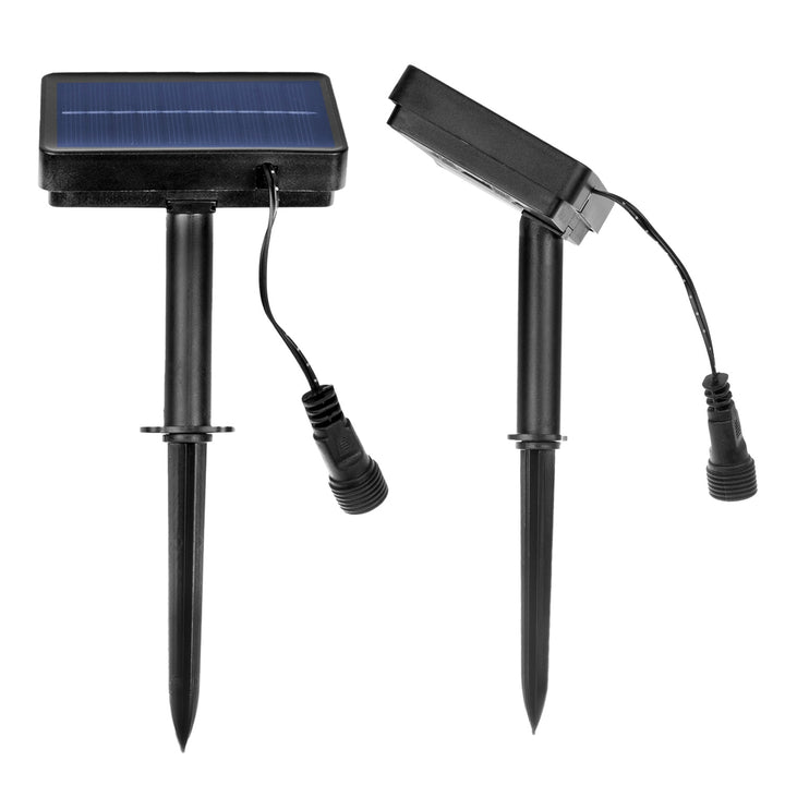 Maclean 2-в-1 слънчеви LED градински верижни светлини, IP44, 3W, 10lm, 3000K, 2*600 mAh батерия, 5V DC, 7m, MCE424