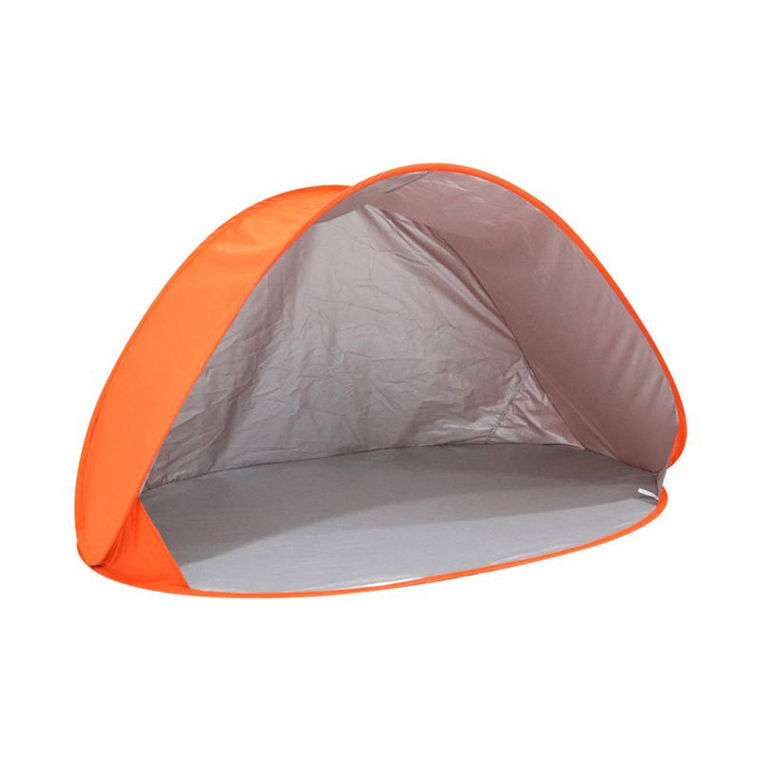 Cort de plaja copii, pop-up Junior, impermeabil, portocaliu, 145x100x88 cm