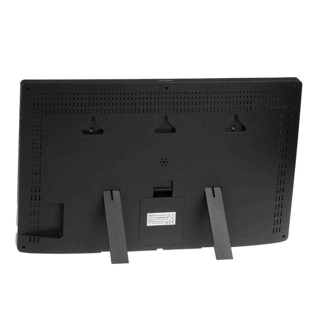 GreenBlue екстра голям LCD стенен часовник, температура, дата, GB218