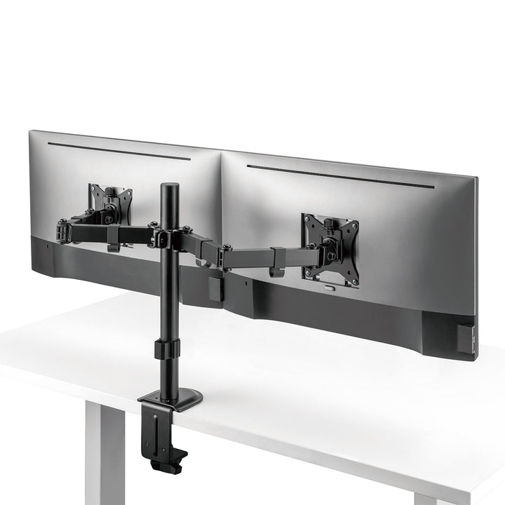 Маклин монтаж за 2 монитора, VESA 75x75 и 100x100, 17-32", 2x 9 кг, MC-754N