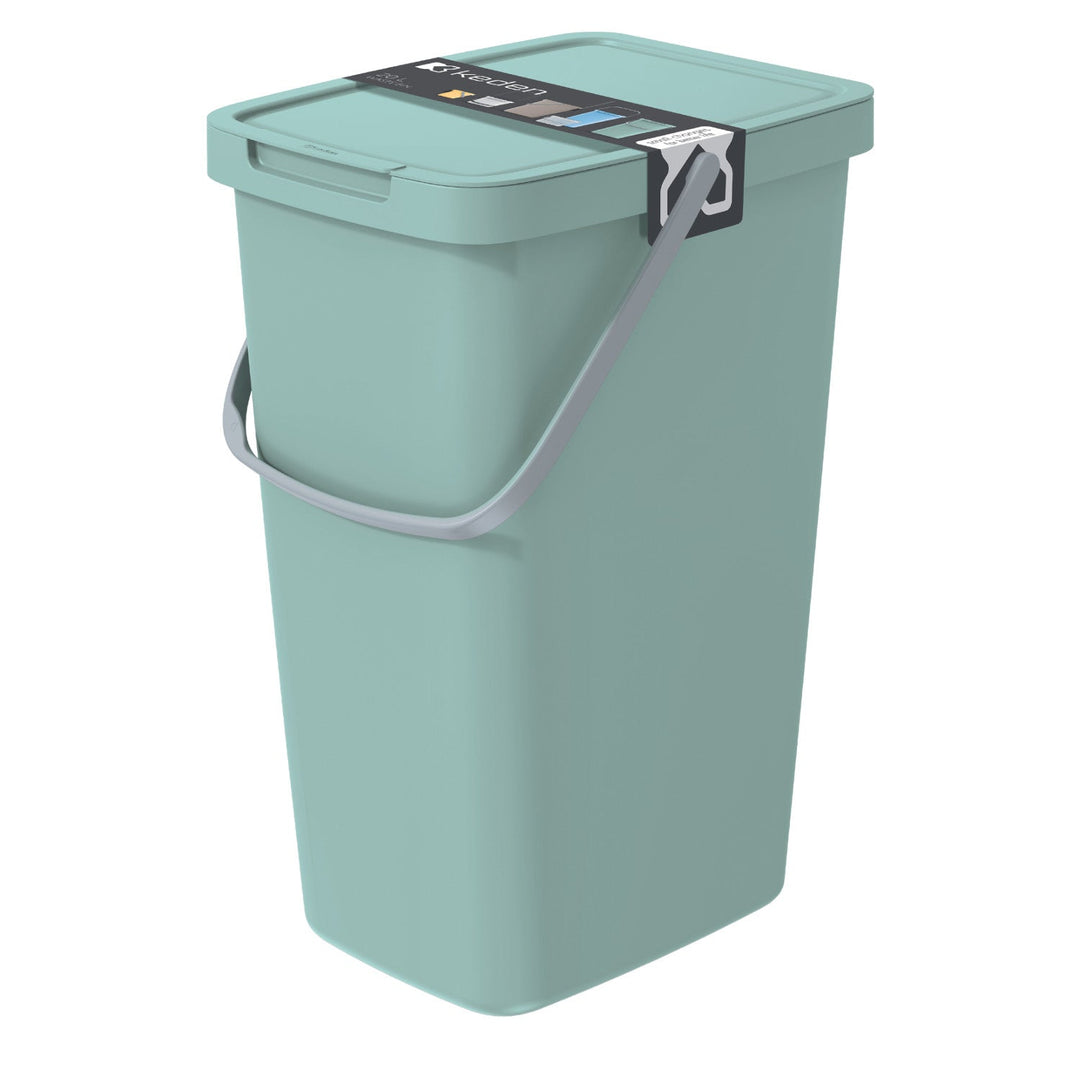 Кошче за сортиране на отпадъци, 20 л, Keden Systema Q, светлозелено
