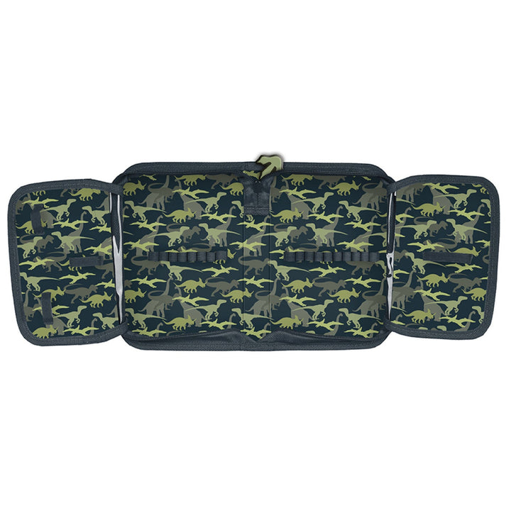 Пенал без съдържание Динозавър Paso PP23DZ-P001BW 19,5 x 13 x 3,5 cm